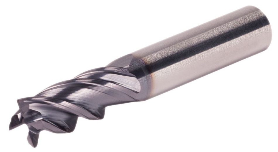 High Performance Four-Flute Solid Carbide End Mill