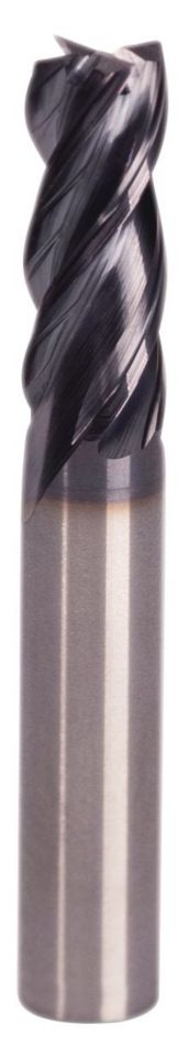 High Performance Four-Flute Solid Carbide End Mill