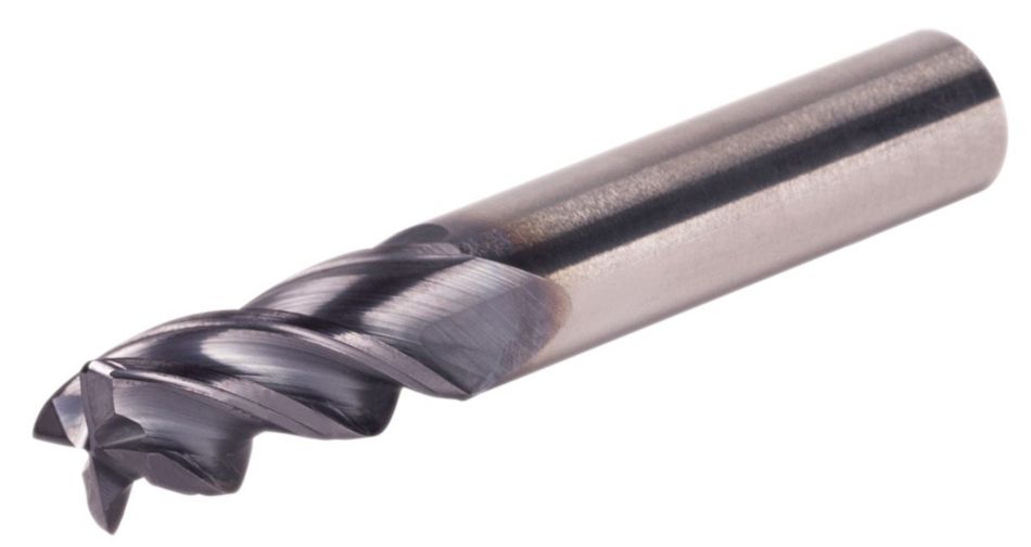 High Performance Four-Flute Solid Carbide End Mill