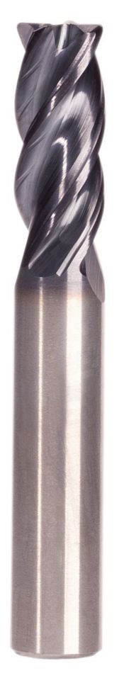 High Performance Four-Flute Solid Carbide End Mill