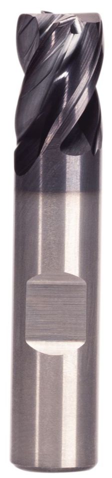 Series 4X4E • Radiused • 4 Flutes • Weldon® Shank • Inch