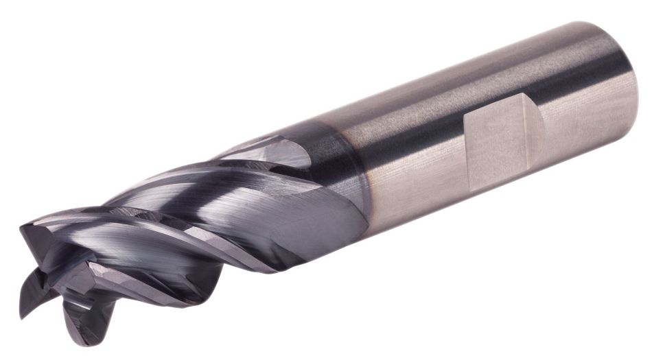 Series 4X0E • Radiused • 4 Flutes • Weldon® Shank • Inch