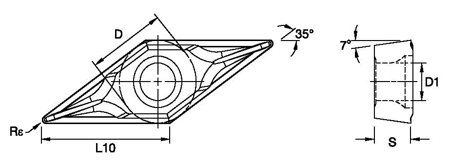 VCMT-FPS Small Parts & Swiss Type - 7161121 - Kennametal
