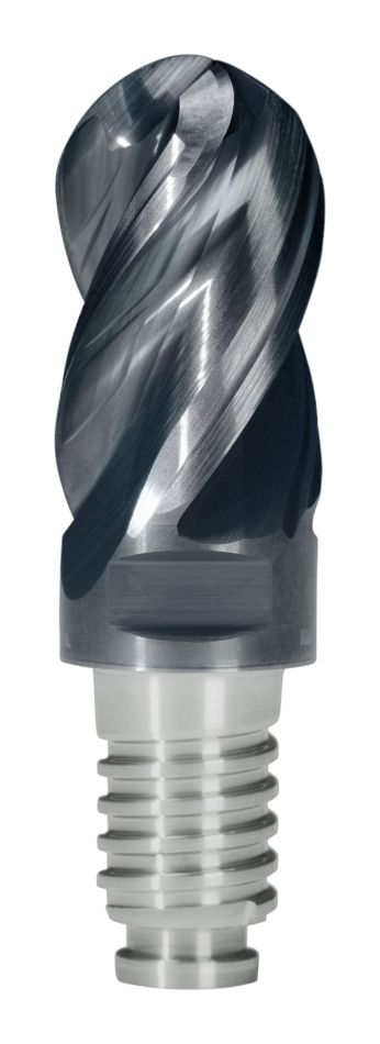 HARVI™ I TE Four Flute Modular End Mill for Roughing and Finishing Covering the Broadest Range of Applications and Materials