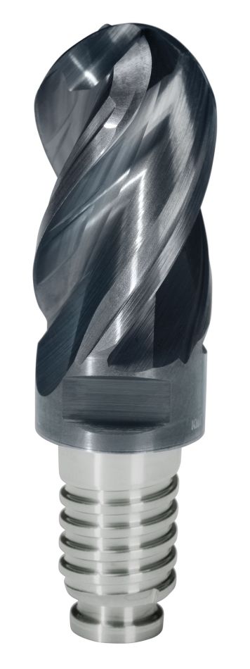 HARVI™ I TE Four Flute Modular End Mill for Roughing and Finishing Covering the Broadest Range of Applications and Materials