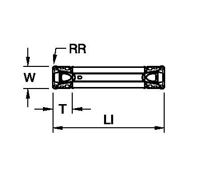 A4™ A4G187I04P1GUP Cut-Off Insert 5109133 - Kennametal