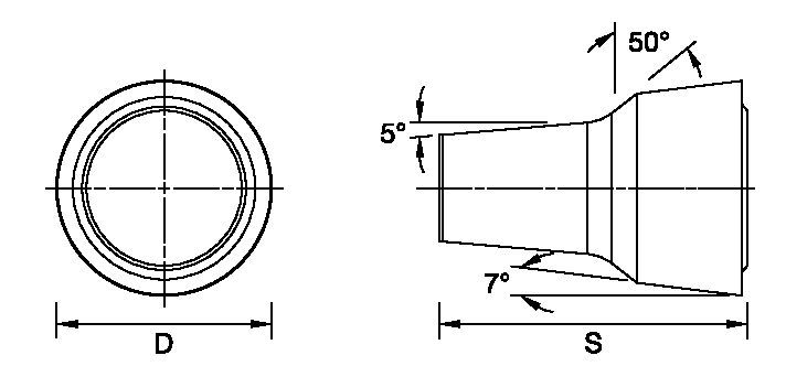 Positive Inserts • RCGK-FS