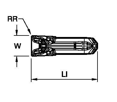 Beyond™ Evolution™ EG0312M03U02GUN Grooving Insert 5941058 - Kennametal