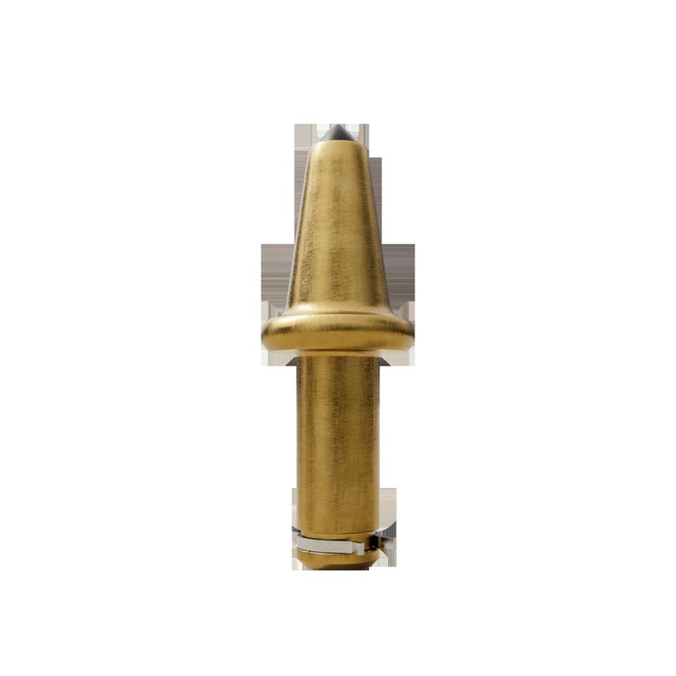 Rotating tungsten carbide pick • 43mm (1.70") Step-Shank-Long Retainer for any bore and external hair pin • Plug Tip for hard cutting
