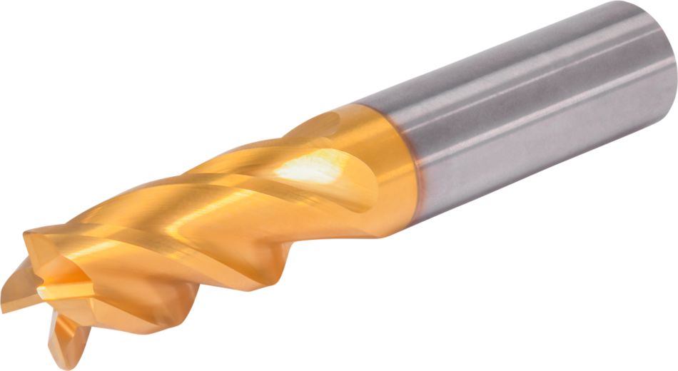 Solid Carbide End Mill for Roughing and Finishing of Multiple Materials