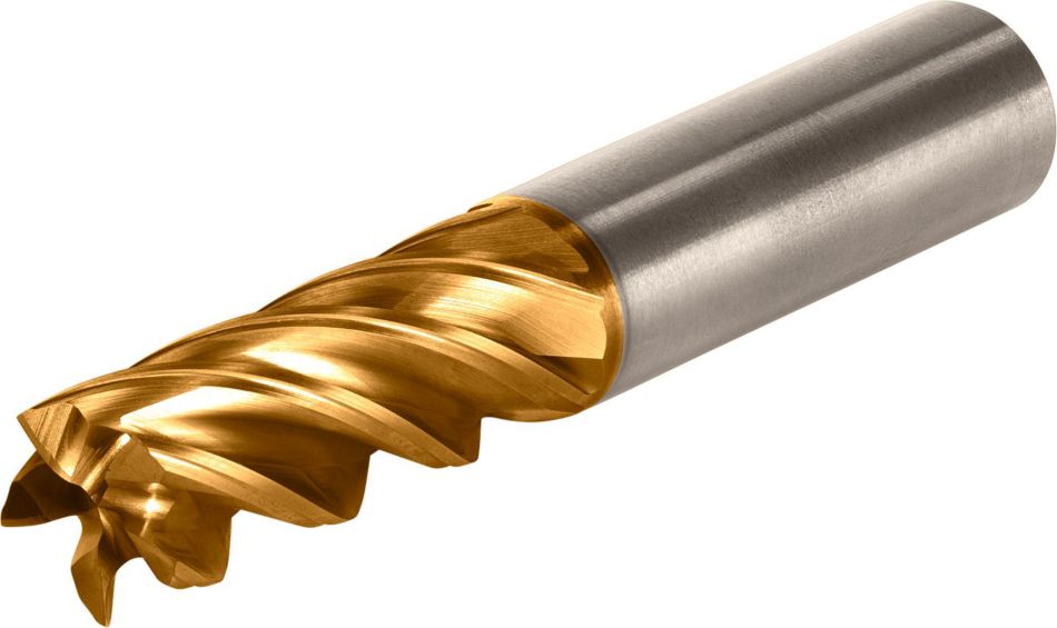 HARVI™ II TE Five Flute End Mill for Increased MRR Covering the Broadest Range of Applications and Materials;<br/>Roughing and Finishing with One Tool