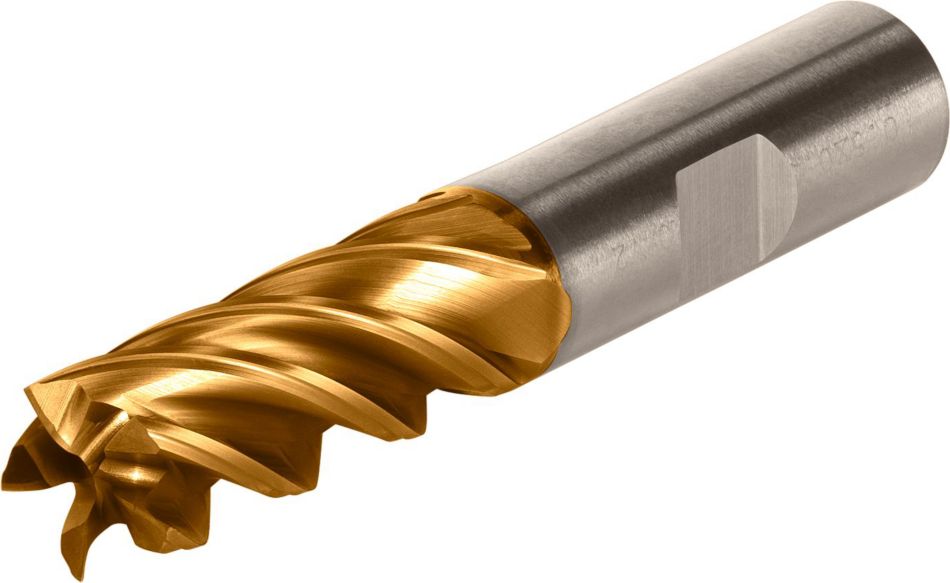 HARVI™ II TE Five Flute End Mill for Increased MRR Covering the Broadest Range of Applications and Materials;<br/>Roughing and Finishing with One Tool