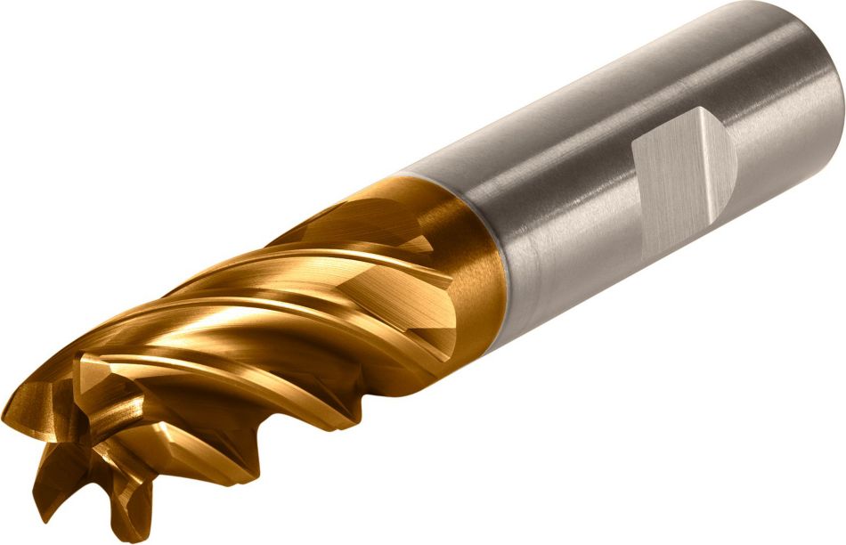 HARVI™ II TE Five Flute End Mill for Increased MRR Covering the Broadest Range of Applications and Materials;<br/>Roughing and Finishing with One Tool