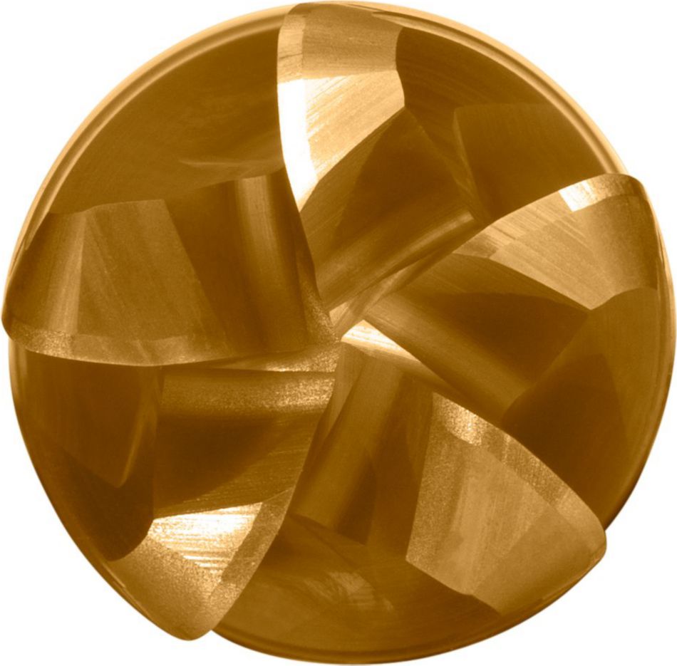 HARVI™ II TE • Radiused • 5 Flutes • Necked • Plain Shank • Metric