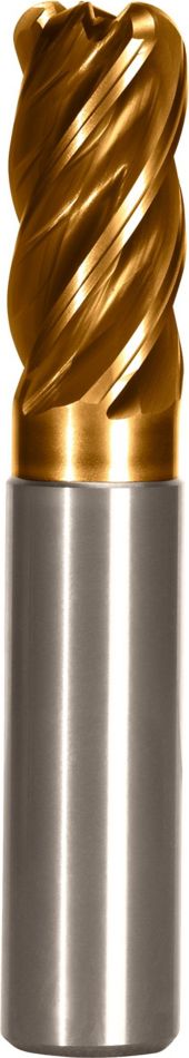 HARVI™ II TE • Radiused • 5 Flutes • Necked • Plain Shank • Metric