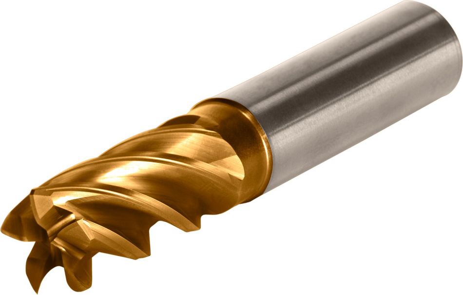 HARVI™ II TE Five Flute End Mill for Increased MRR Covering the Broadest Range of Applications and Materials;<br/>Roughing and Finishing with One Tool