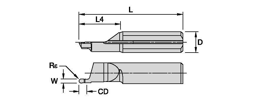 TopSwiss MBS™ • Micro boring Insert 7221096 - Kennametal