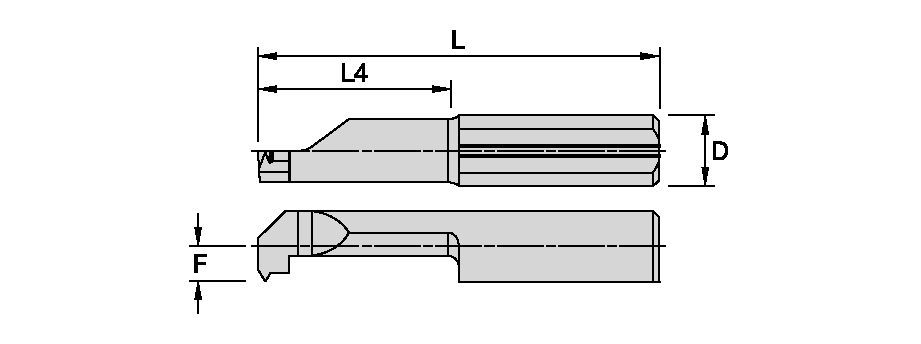 TopSwiss MBS™ Insert • Micro Internal Threading • TF style • Full Profile