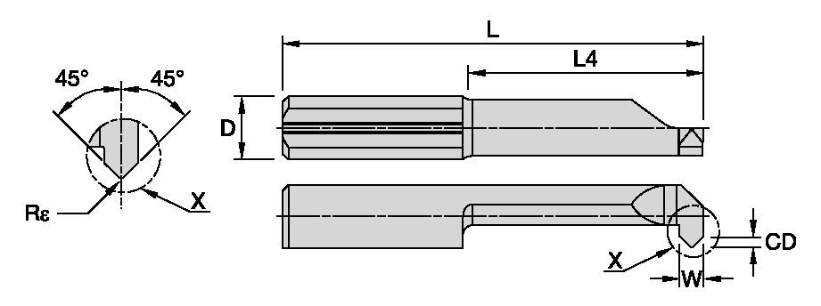 TopSwiss MBS™ • Micro boring Insert 7219492 - Kennametal