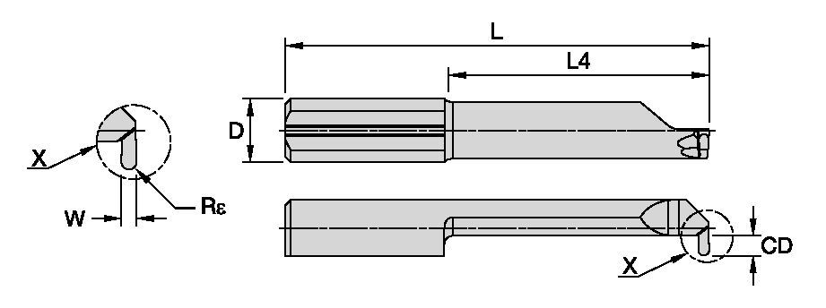 TopSwiss MBS™ • Micro boring Insert 7219556 - Kennametal