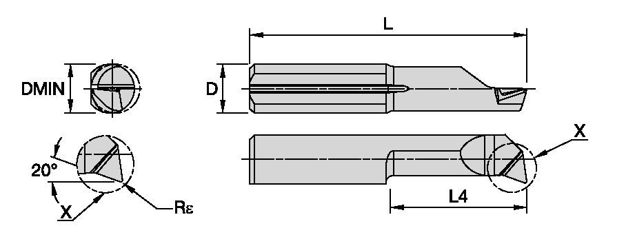 TopSwiss MBS™ • Micro boring Insert 7233156 - Kennametal