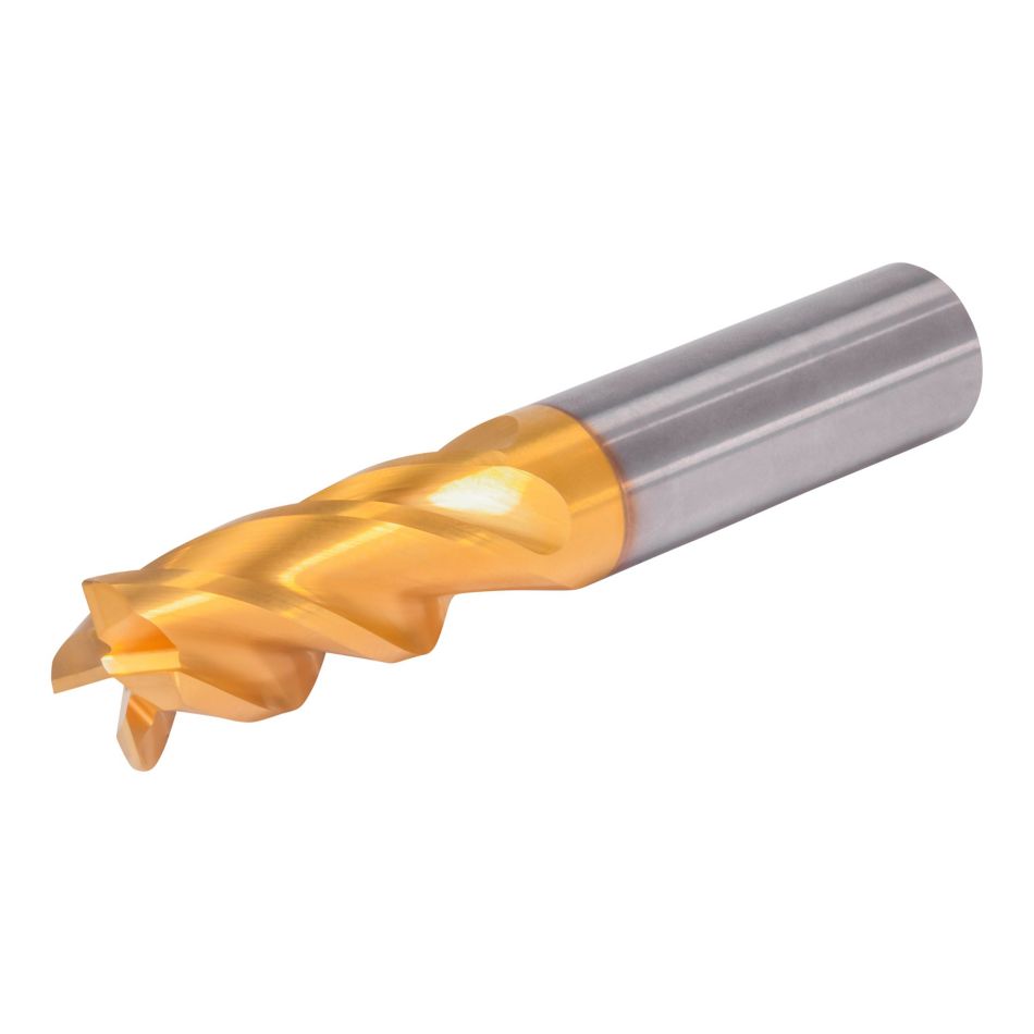 GOmill™ PRO • Radiused • 4 Flutes • Plain Shank • Metric