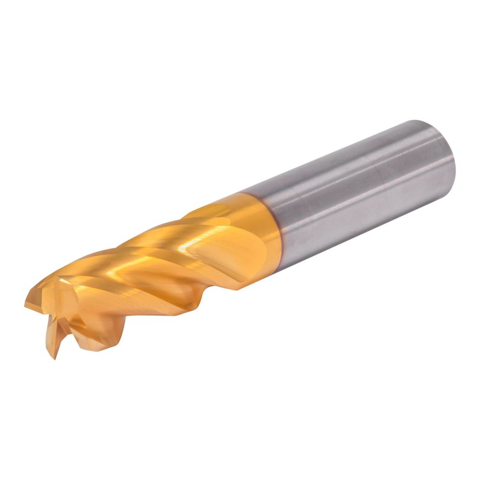 GOmill™ PRO • Chamfered • 4 Flutes • Plain Shank • Metric