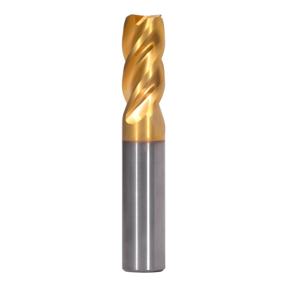 GOmill™ PRO • Chamfered • 4 Flutes • Plain Shank • Metric