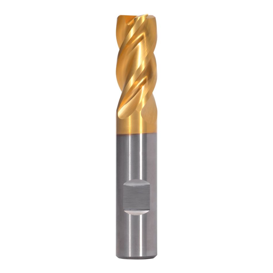 GOmill™ PRO • Chamfered • 4 Flutes • Weldon Shank • Metric