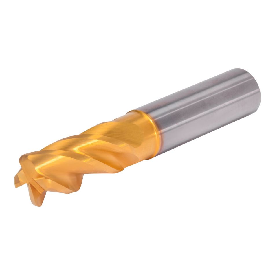 GOmill™ PRO • Radiused • 4 Flutes • Necked • Plain Shank • Metric