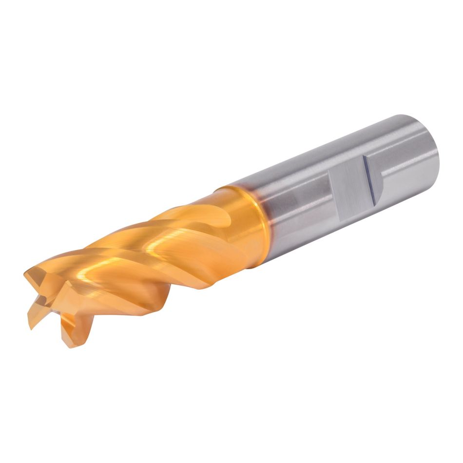 GOmill™ PRO • Chamfered • 4 Flutes • Necked • Weldon Shank • Metric