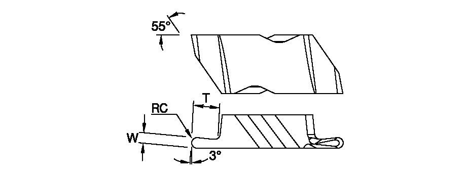 NRD-DBL • Groove and Turn • Deep Grooving • Full Radius • Double Ended • Flat Top