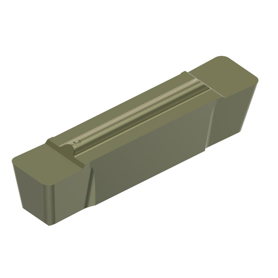 A4™ Groove and Turn Insert • A4G-P-T • Flat Top with T-LandCeramic • Square Precision Ground