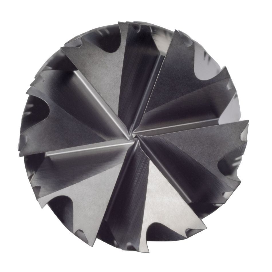ROCO Down Cut • Chamfered • 6 Flutes • Plain Shank • Metric