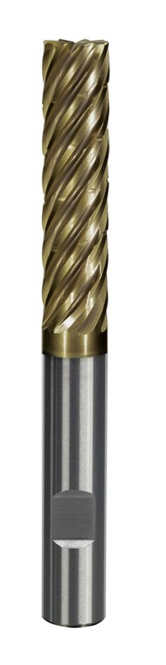 HARVI™ IV • Radiused • 8 Flutes • Internal Coolant • Chipbreaker • Weldon Shank • Metric