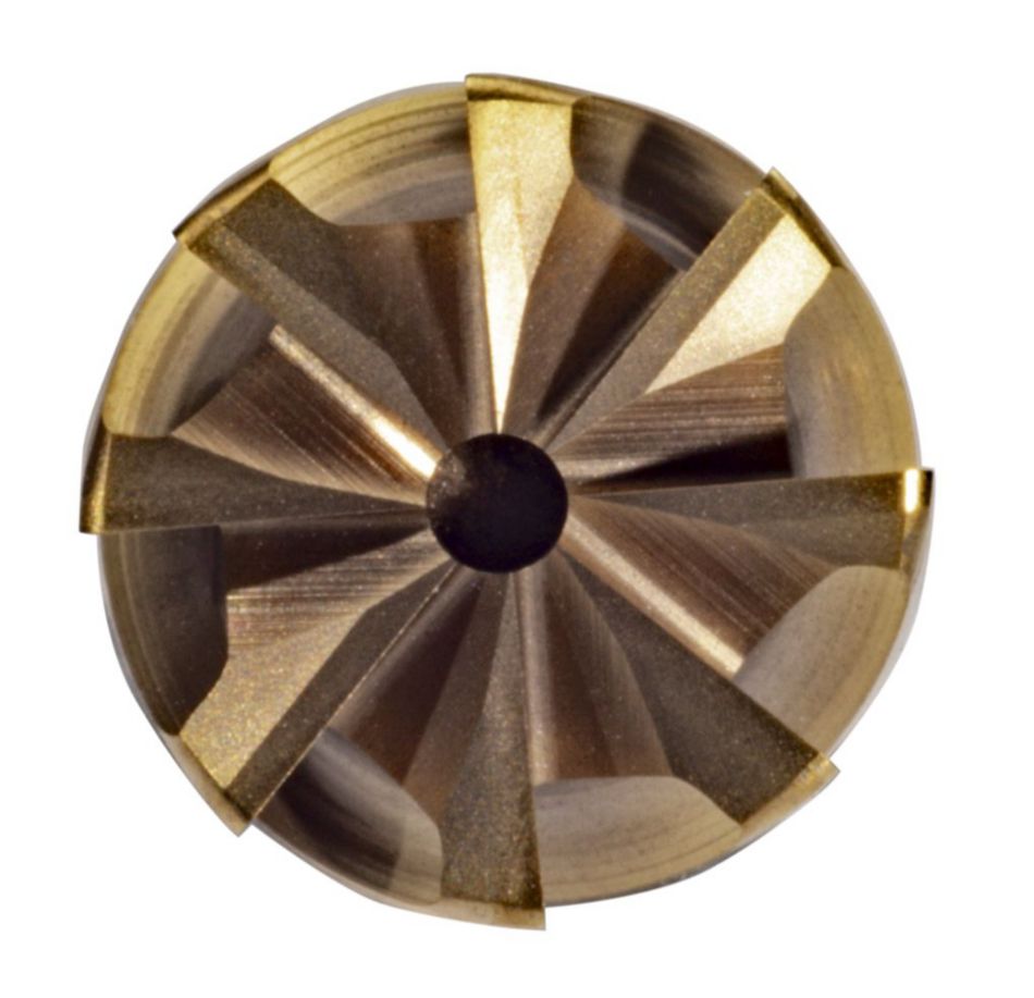 HARVI™ IV • Radiused • 8 Flutes • Internal Coolant • Weldon Shank • Metric