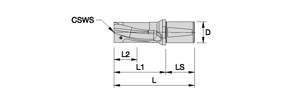 KSEM PLUS™ • Drill Body • 1.5 x D • WD Shank • Metric