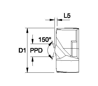 KSEM™ FEG • KCPM45 (180°, vlakke bodem)