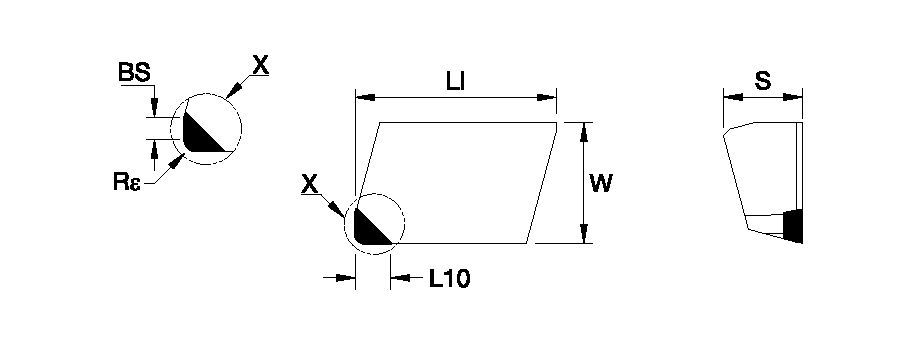 PCD Inserts • KSDR Mini-Tip • E0