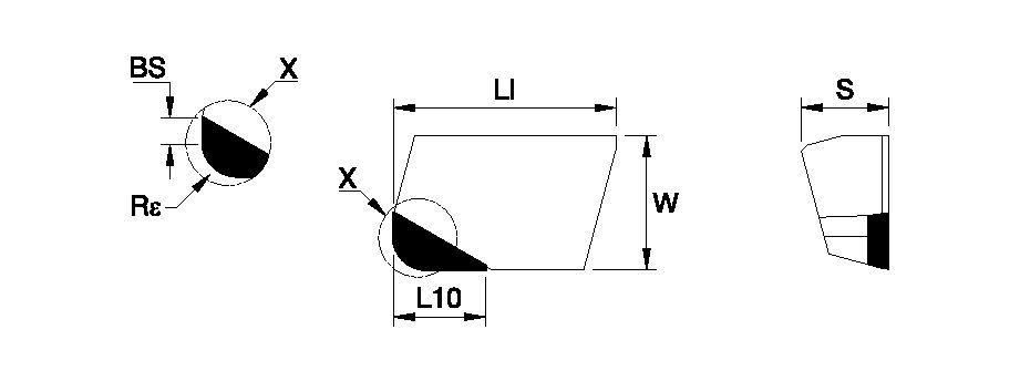 PCD Inserts • KSDR • E1