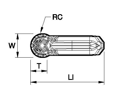 Beyond™ Evolution™ ER0512M05U00GUN Grooving Insert 5534295 - Kennametal