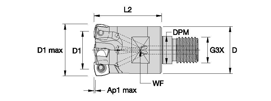 7792VXP06 Series • End Mill • Screw-On • Inch