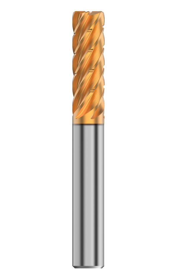 KOR6™ <sup>DT</sup> • Radiused • 6 Flutes • 3 x D • Plain Shank • Metric