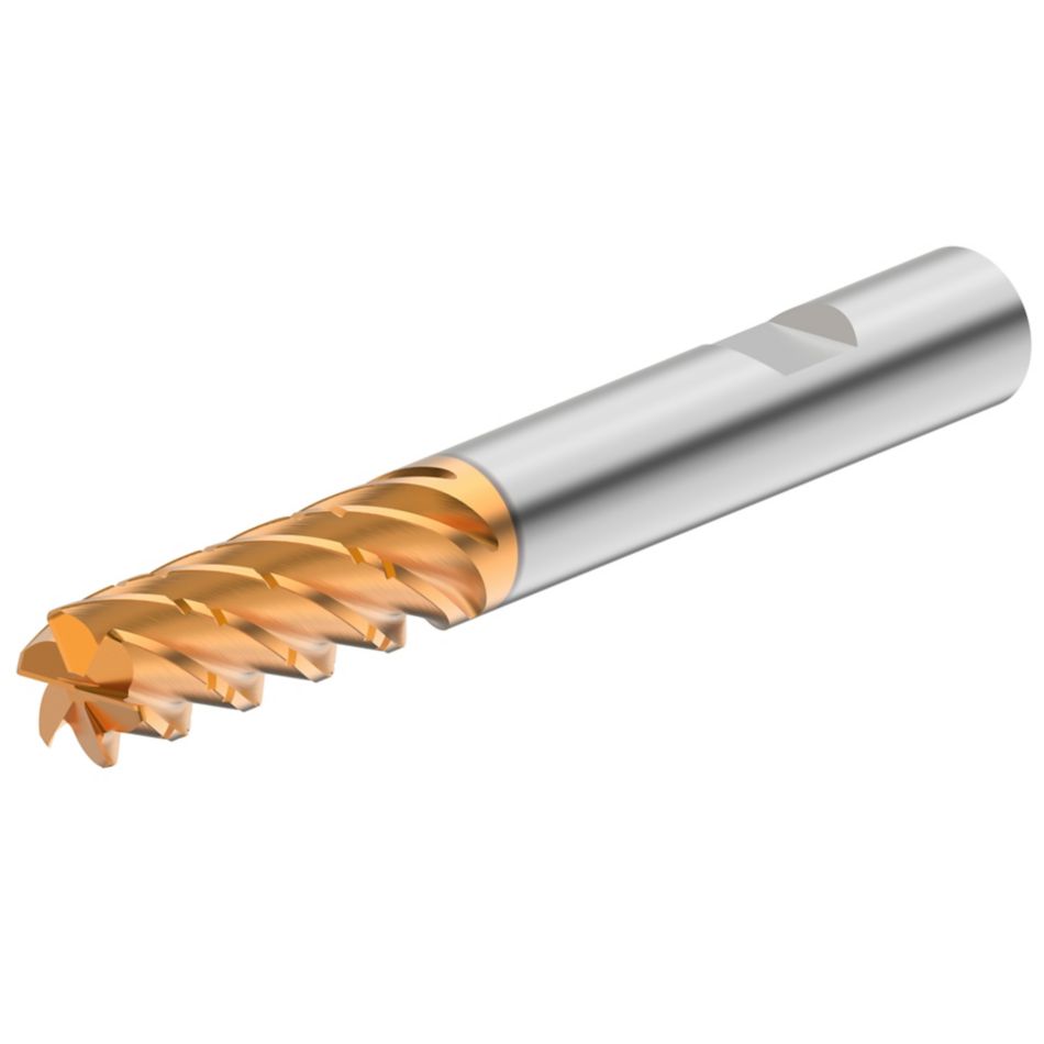 KOR6™ <sup>DT</sup> • Radiused • 6 Flutes • 3 x D • Weldon® Shank • Inch