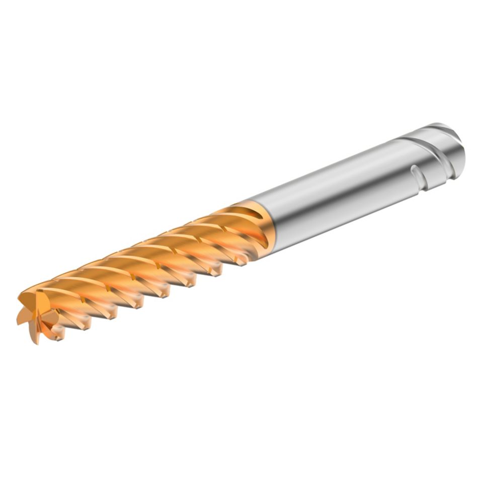 KOR6™ <sup>DT</sup> • Radiused • 6 Flutes • 5 x D • Safe-Lock™ Shank • Inch