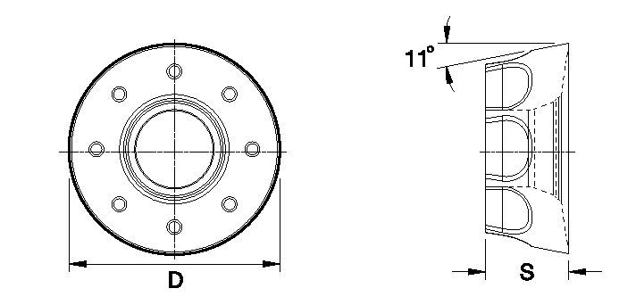 RPPT12-432-X8 Precision Pressed 8 Indexes For machining Stainless Steel and Heat Resistant Alloys 5675140 RPPT1204M0E432X8 - Kennametal.com