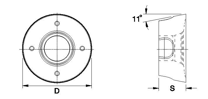 RPPT10-432-X4 Precision Pressed 4 Indexes For Machining Stainless Steel and Heat-Resistant Alloys 6201907 RPPT10T3M0E432X4 - Kennametal.com