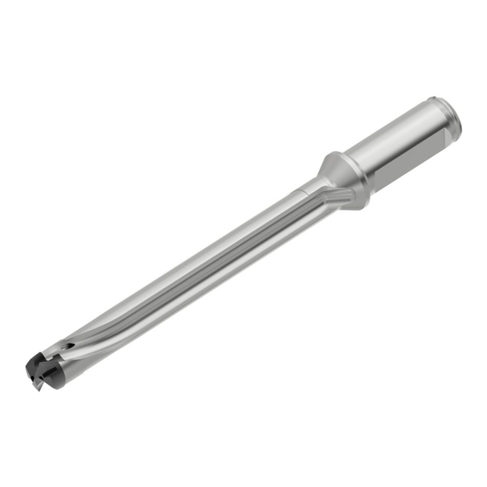 KenTIP™ FS • Drill Body • 8 x D • Straight Flute • Flanged Shank with Flat • Metric 7303562 - Kennametal