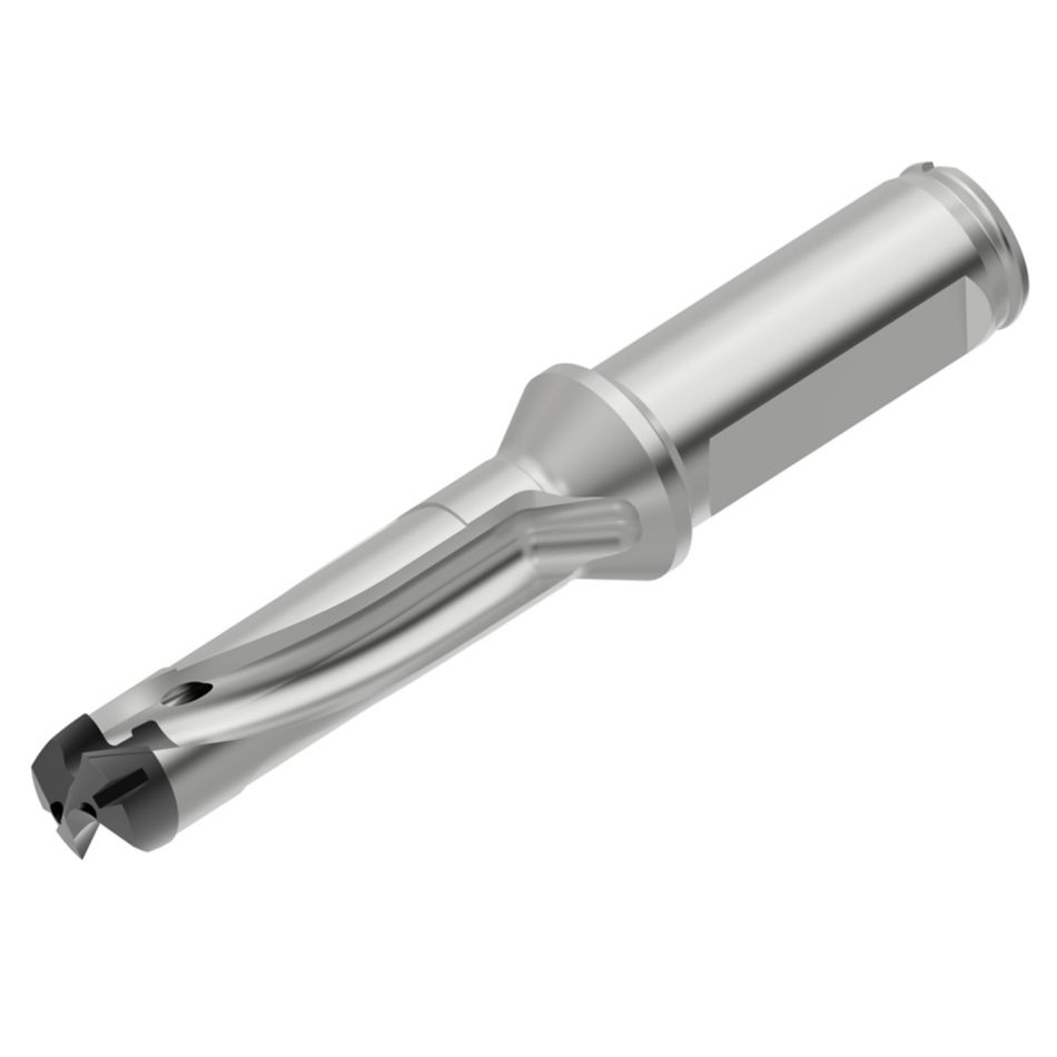 KenTIP™ FS • Drill Body • 3 x D • Straight Flute • Flanged Shank with Flat • Metric
