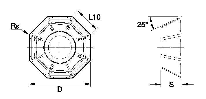 Inserts for KSOM Mini - OFKT-GB 2455814 - Kennametal
